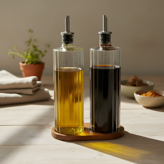 Glass Oil Dispenser - 2 Pcs